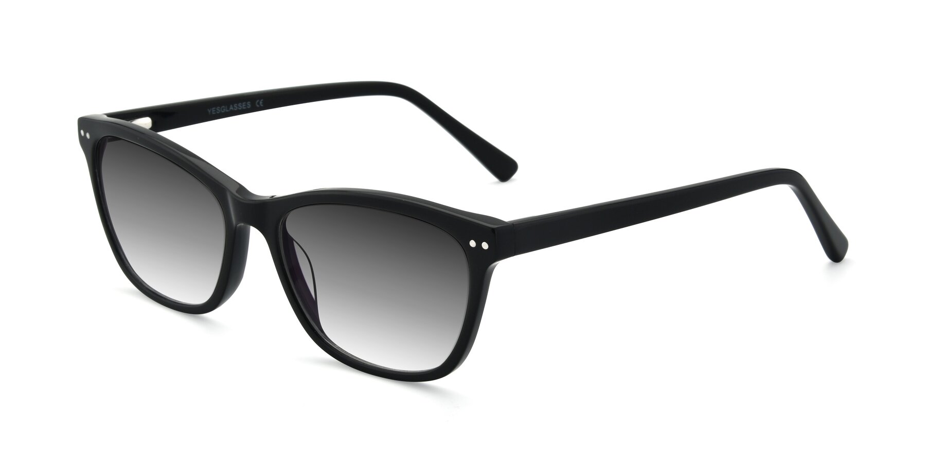 Angle of 17350 in Black with Gray Gradient Lenses