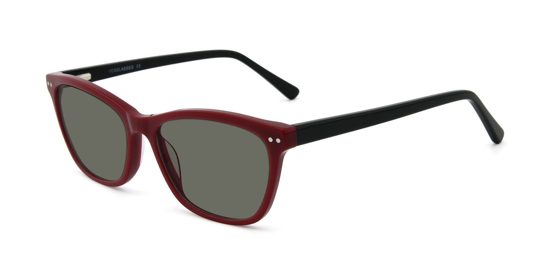 Angle of 17350 in Wine with Gray Polarized Lenses