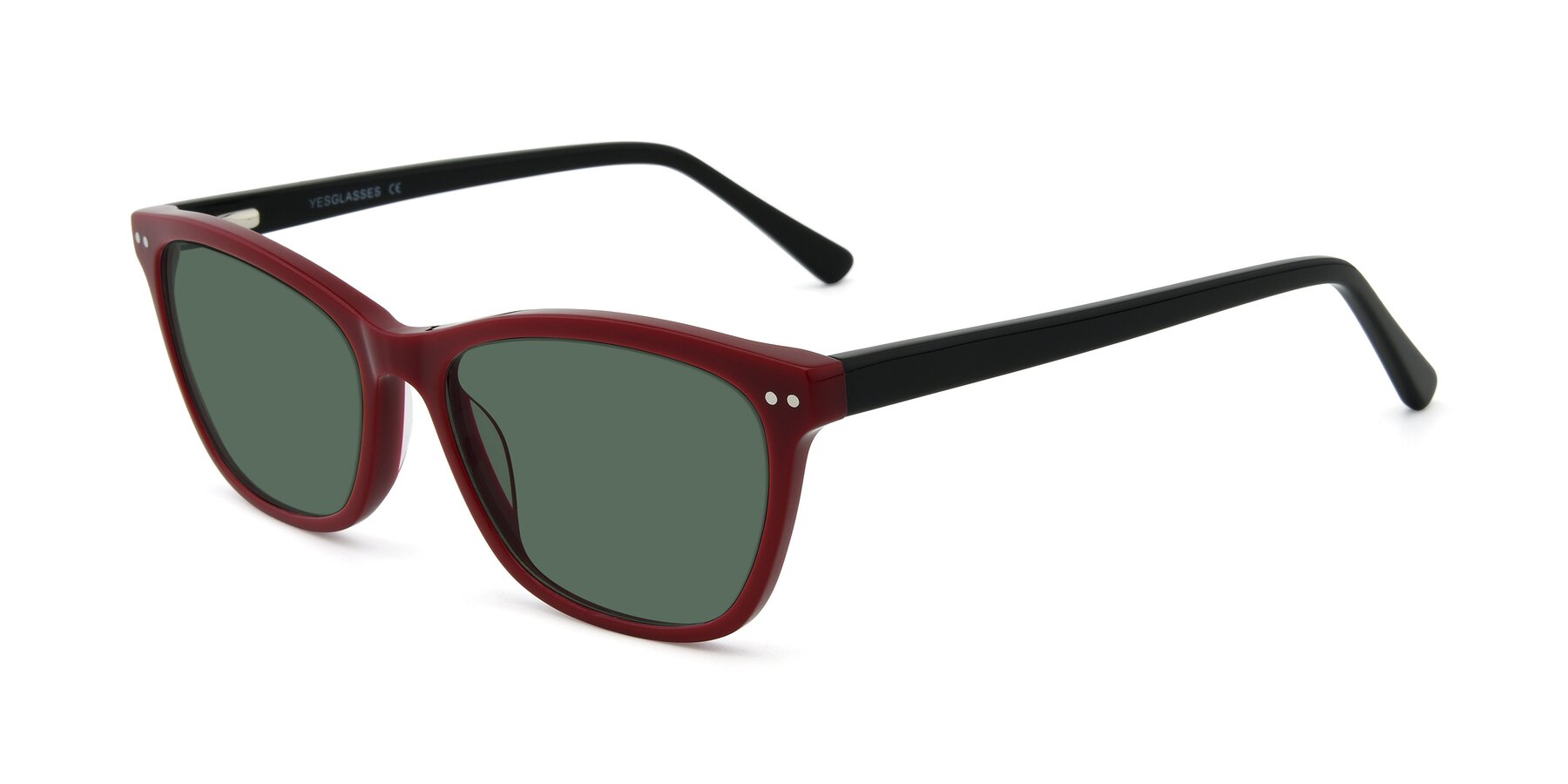 Angle of 17350 in Wine with Green Polarized Lenses