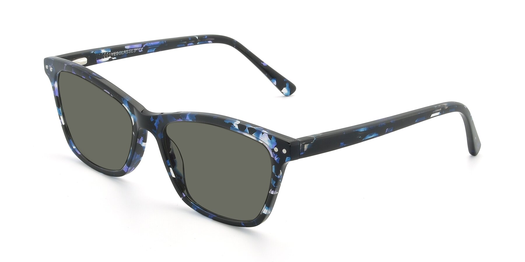 Angle of 17350 in Tortoise Blue with Gray Polarized Lenses