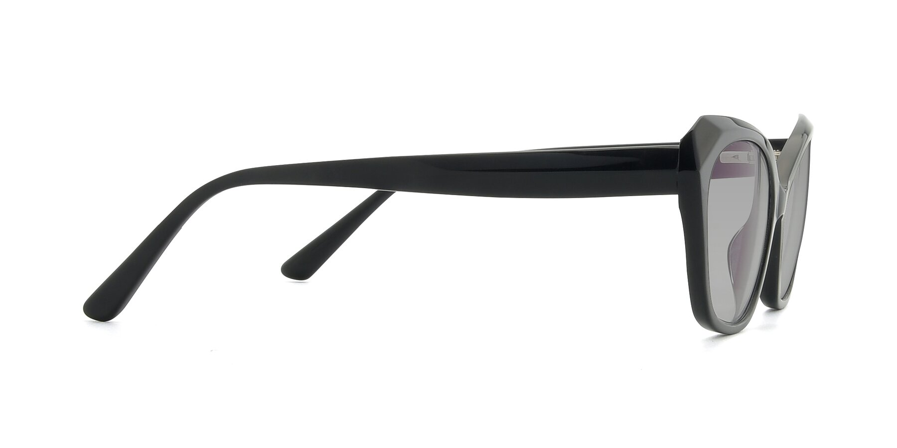 Side of 17351 in Black with Light Gray Tinted Lenses