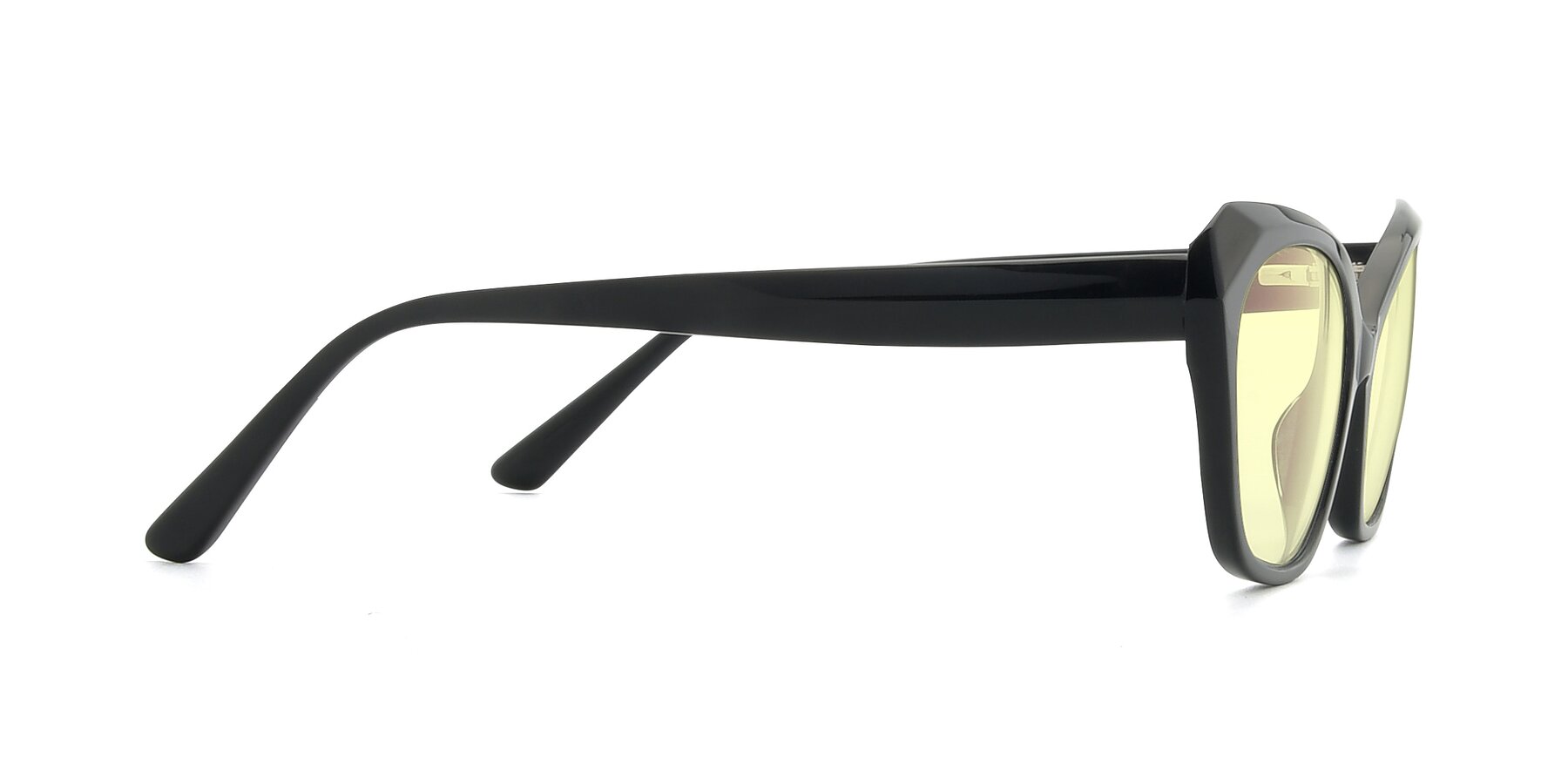 Side of 17351 in Black with Light Yellow Tinted Lenses