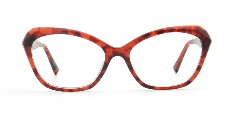 17351 - Floral Red Eyeglasses
