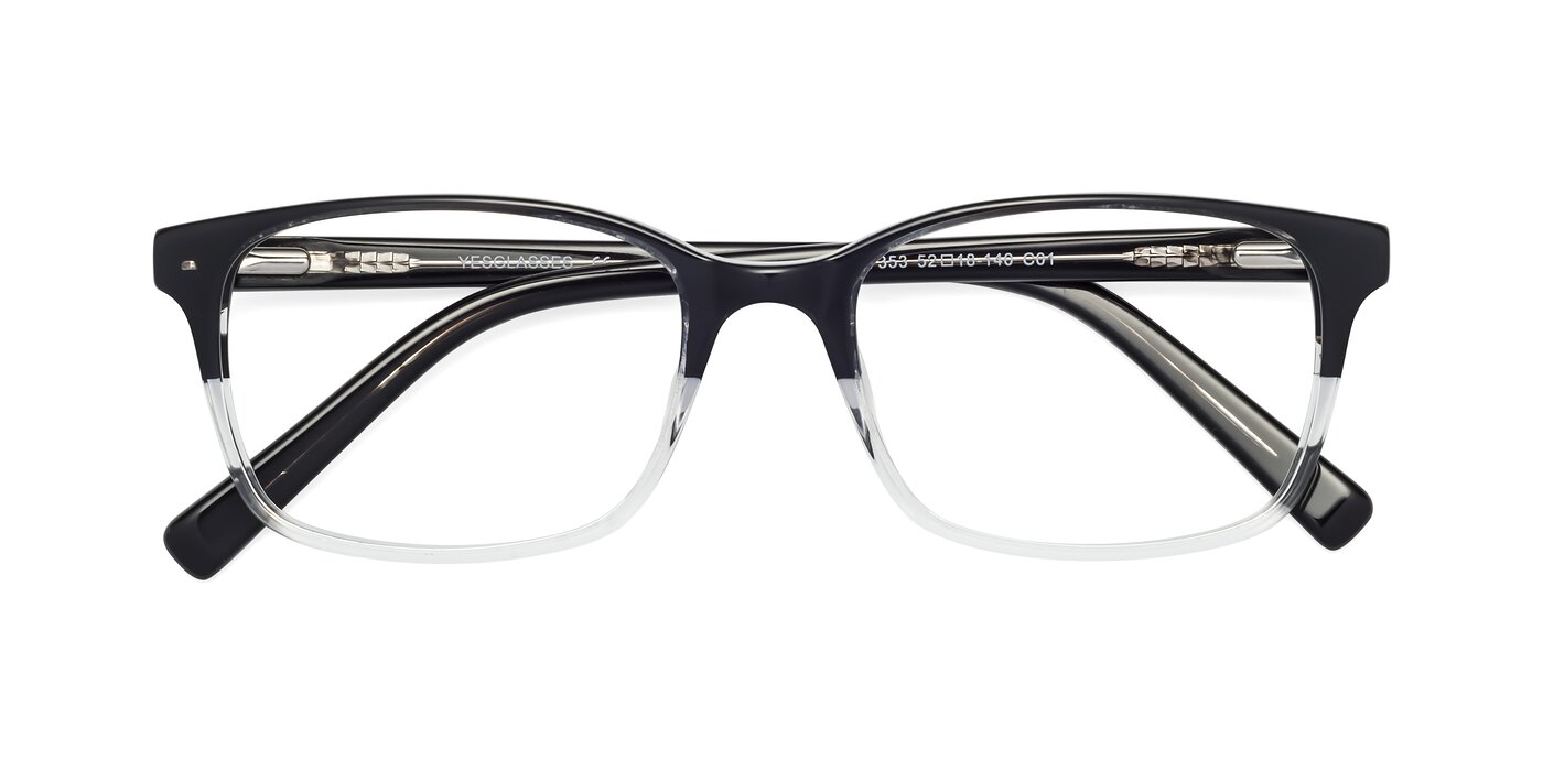 17353 - Black / Clear Reading Glasses