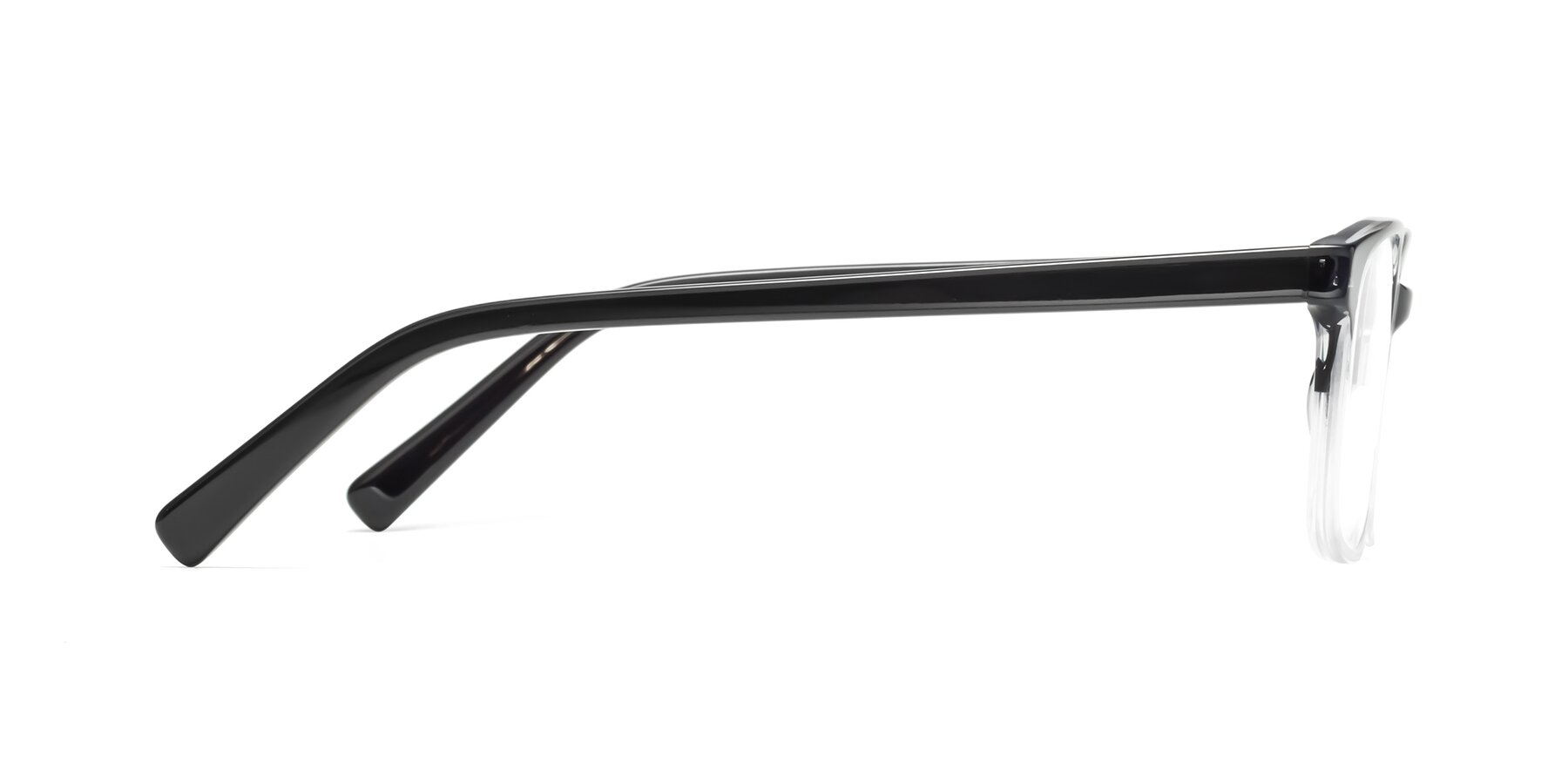 Side of 17353 in Black-Clear with Clear Reading Eyeglass Lenses