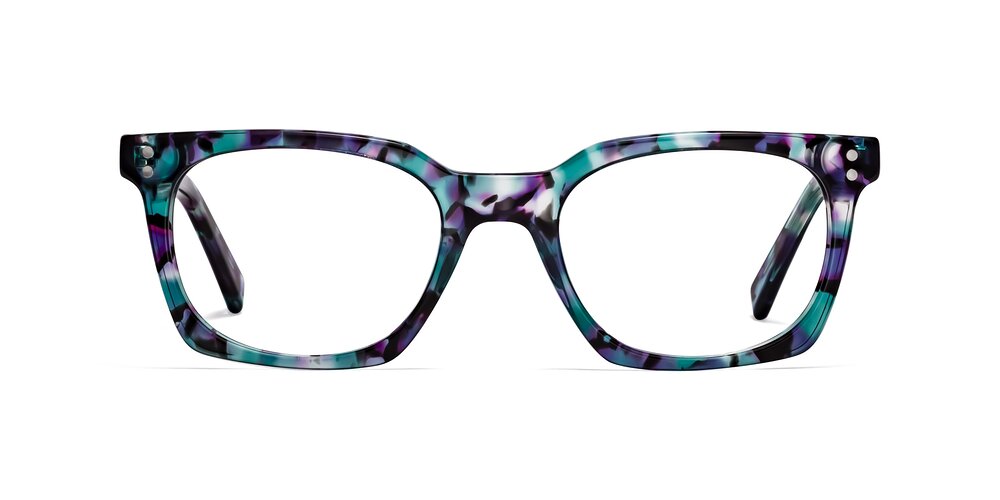 Medhi - Floral Blue Eyeglasses