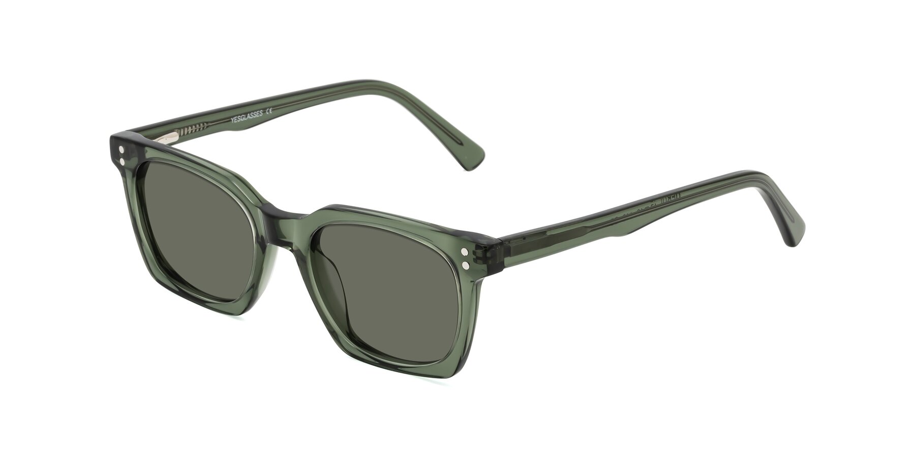 Angle of Medhi in Grayish Green with Gray Polarized Lenses