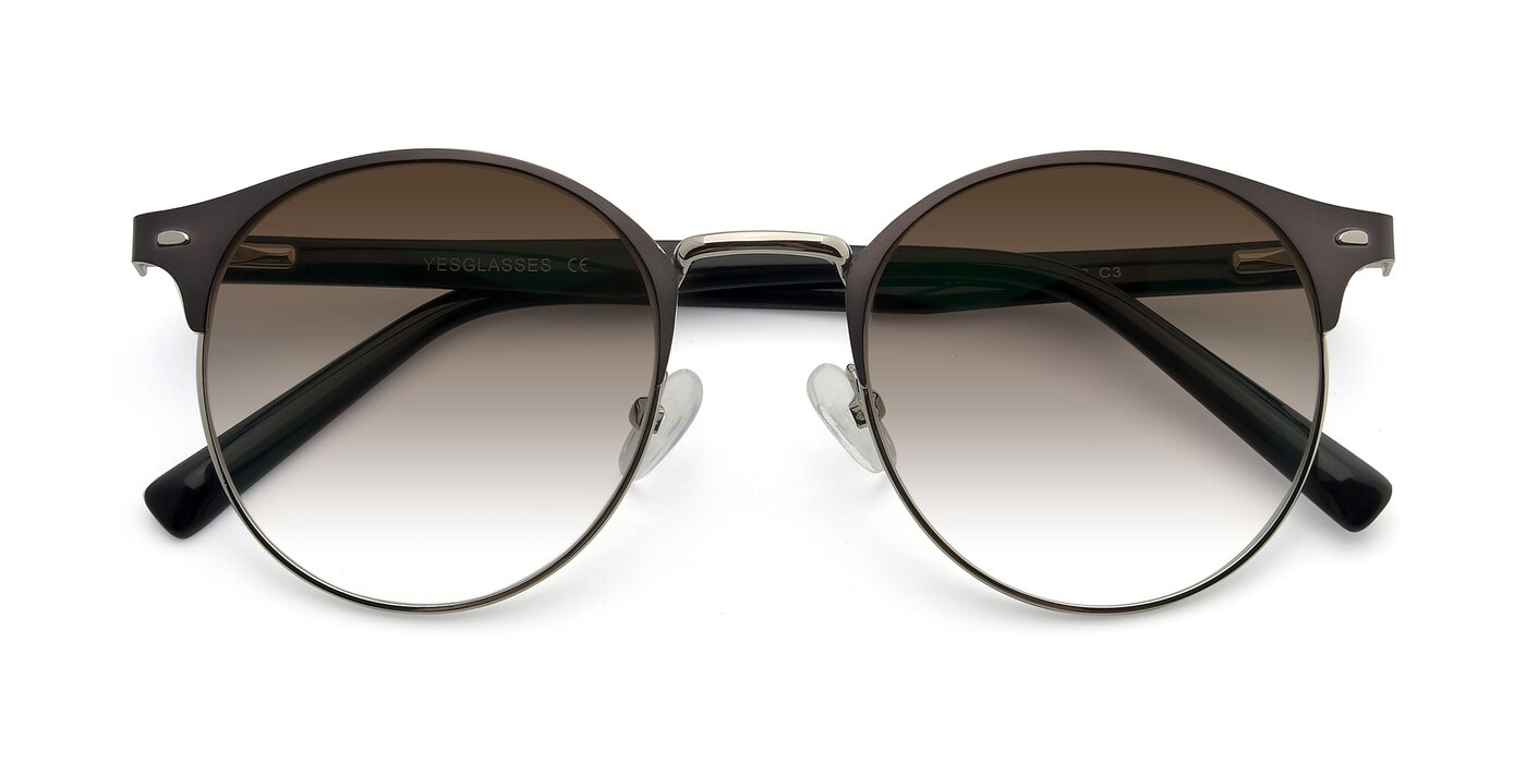 9099 - Gray / Silver Gradient Sunglasses