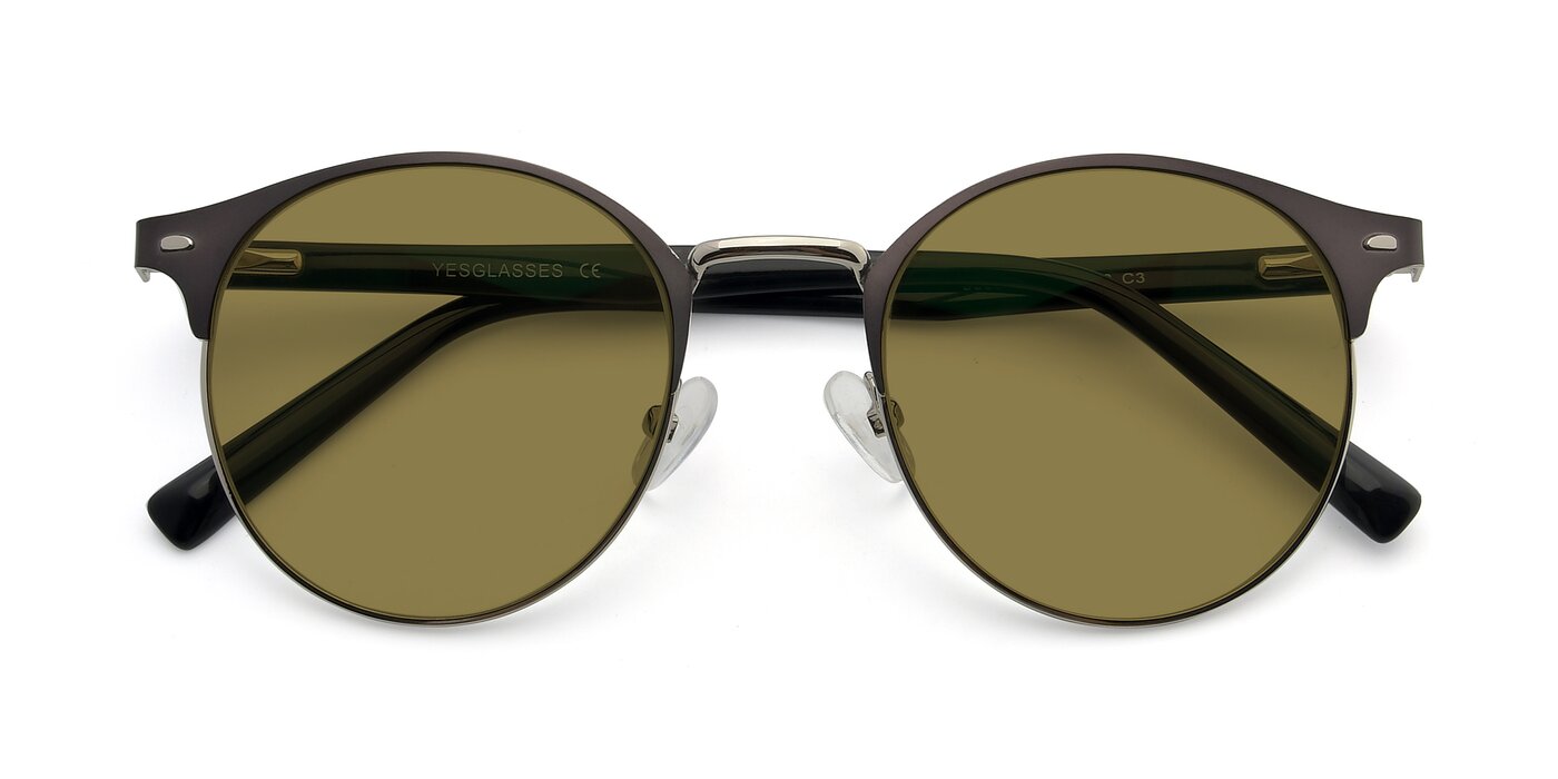 9099 - Gray / Silver Polarized Sunglasses
