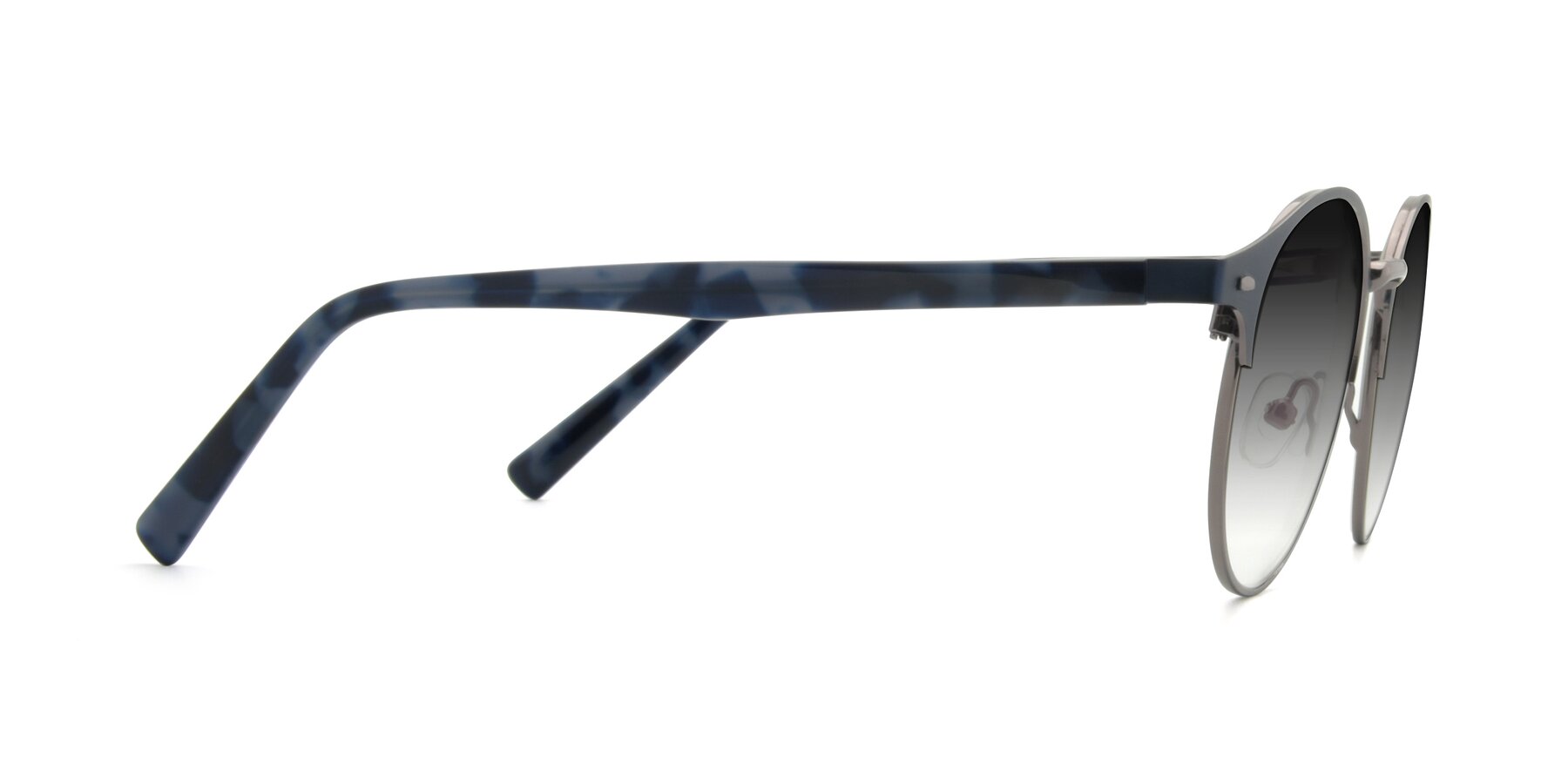 Side of 9099 in Blue-Gunmetal with Gray Gradient Lenses