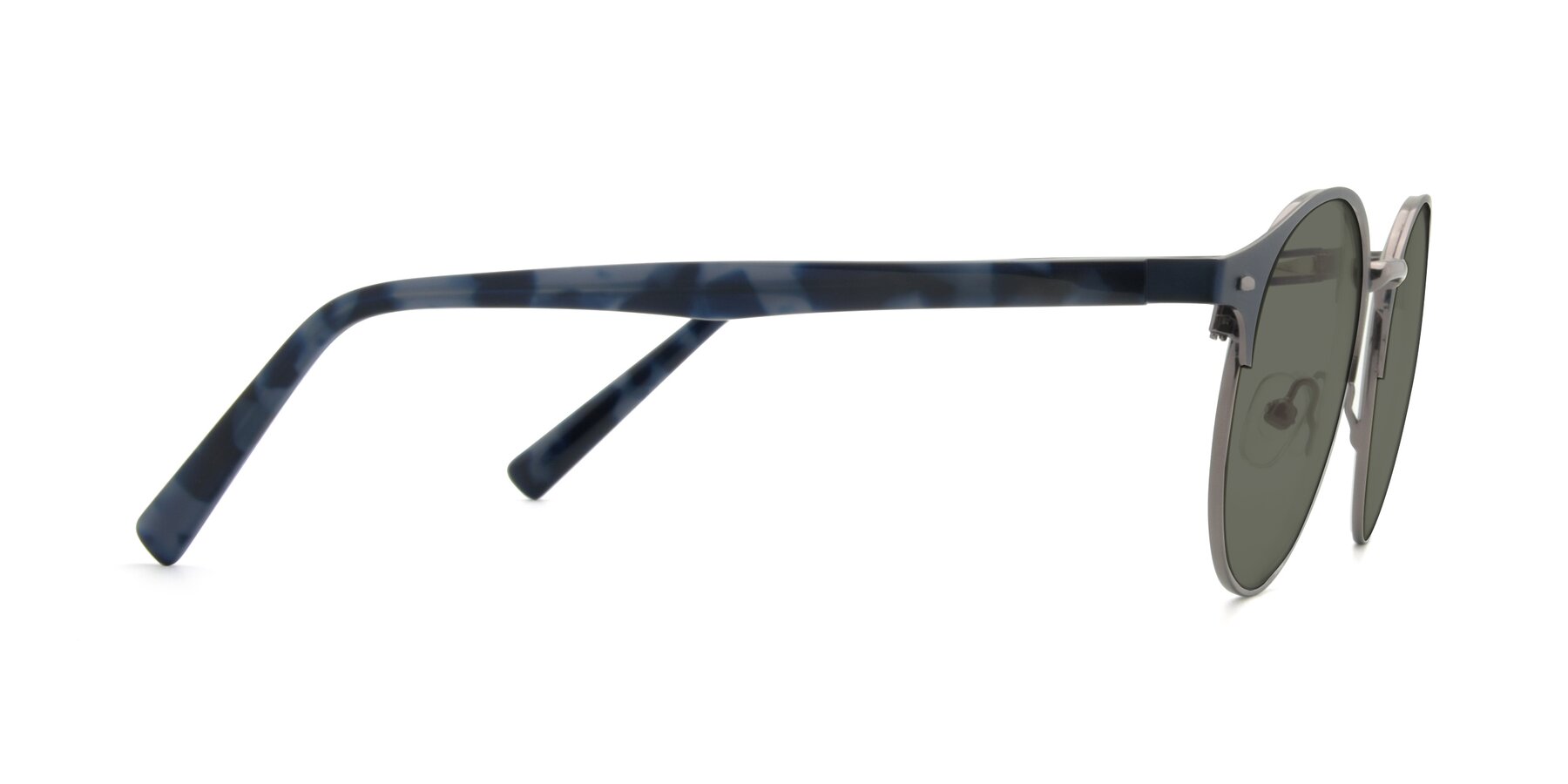 Side of 9099 in Blue-Gunmetal with Gray Polarized Lenses