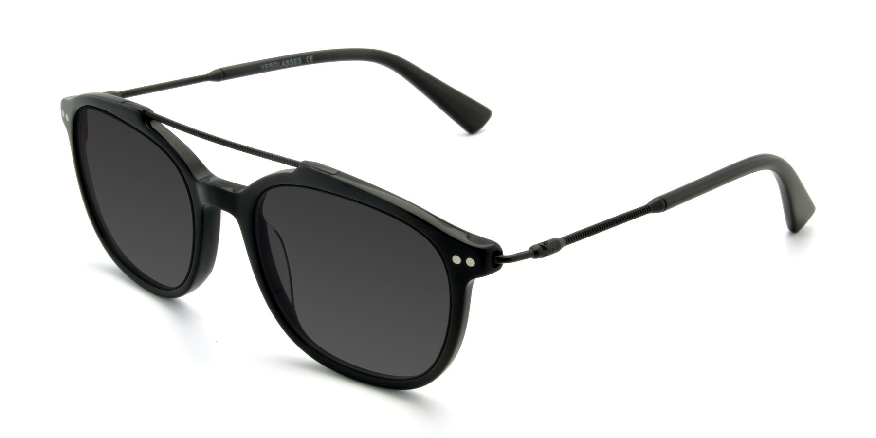 Angle of 17150 in Black with Gray Tinted Lenses