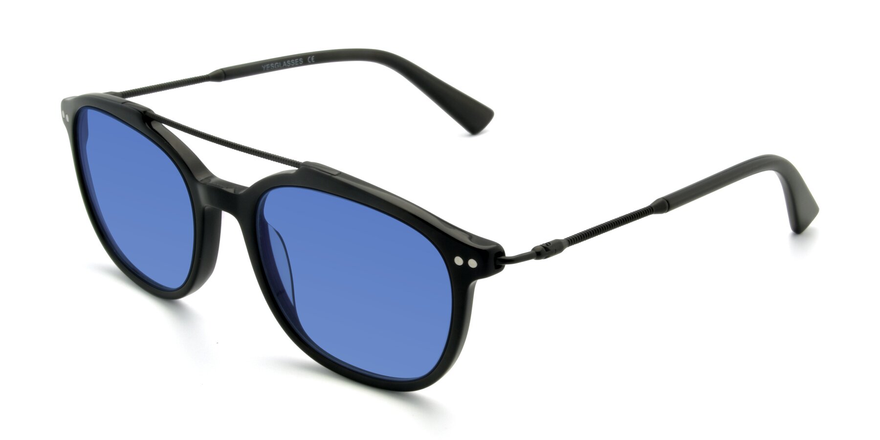 Angle of 17150 in Black with Blue Tinted Lenses
