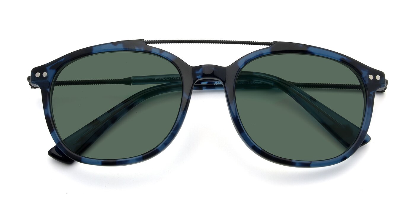 17150 - Tortoise Blue Polarized Sunglasses