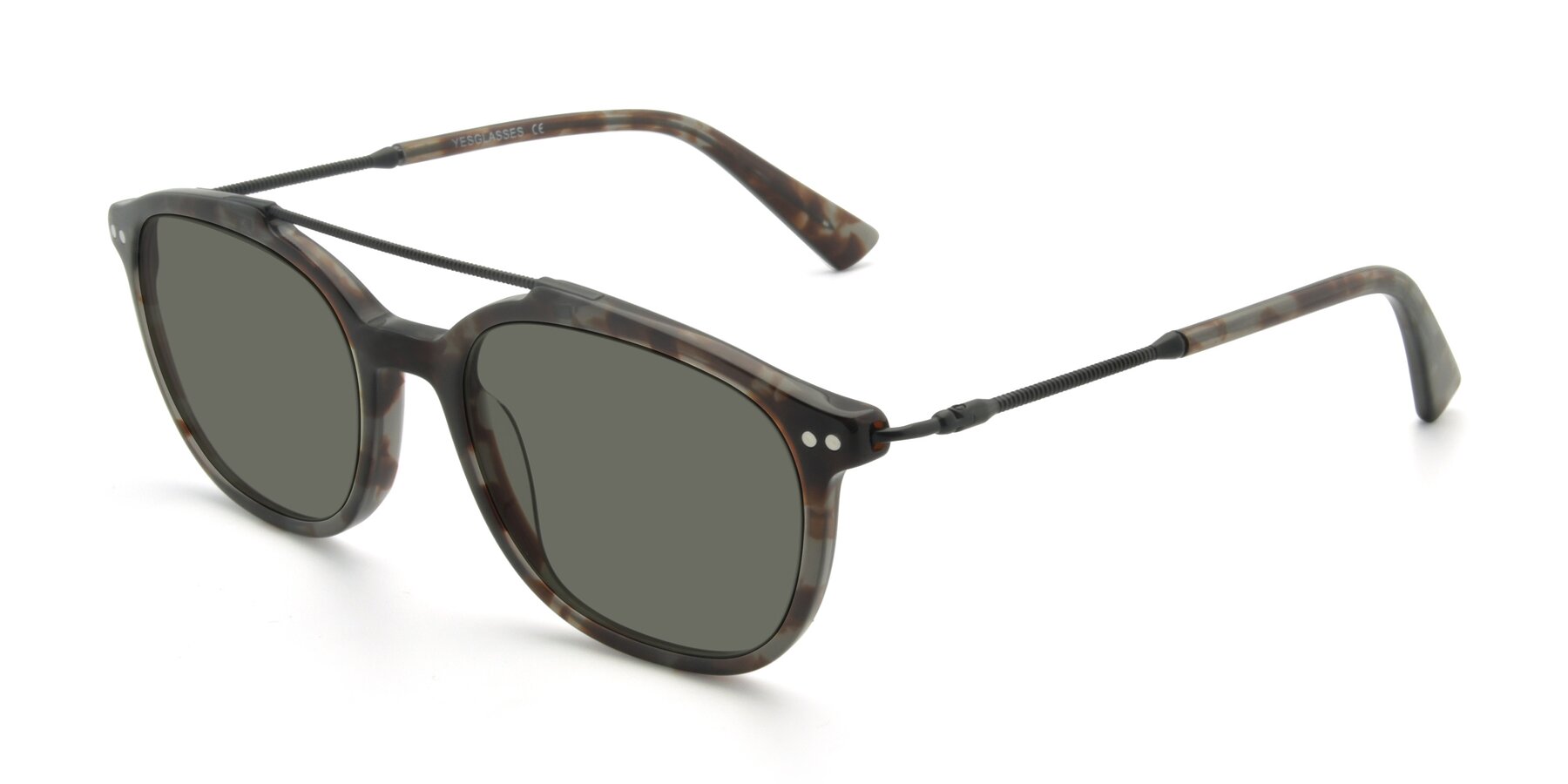 Angle of 17150 in Tortoise Navy with Gray Polarized Lenses