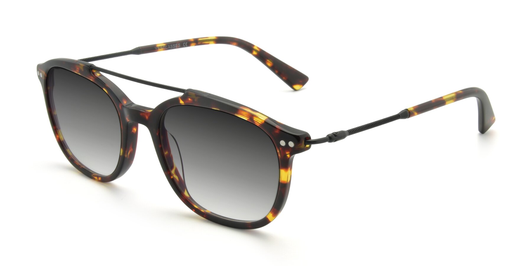 Angle of 17150 in Tortoise Brown with Gray Gradient Lenses