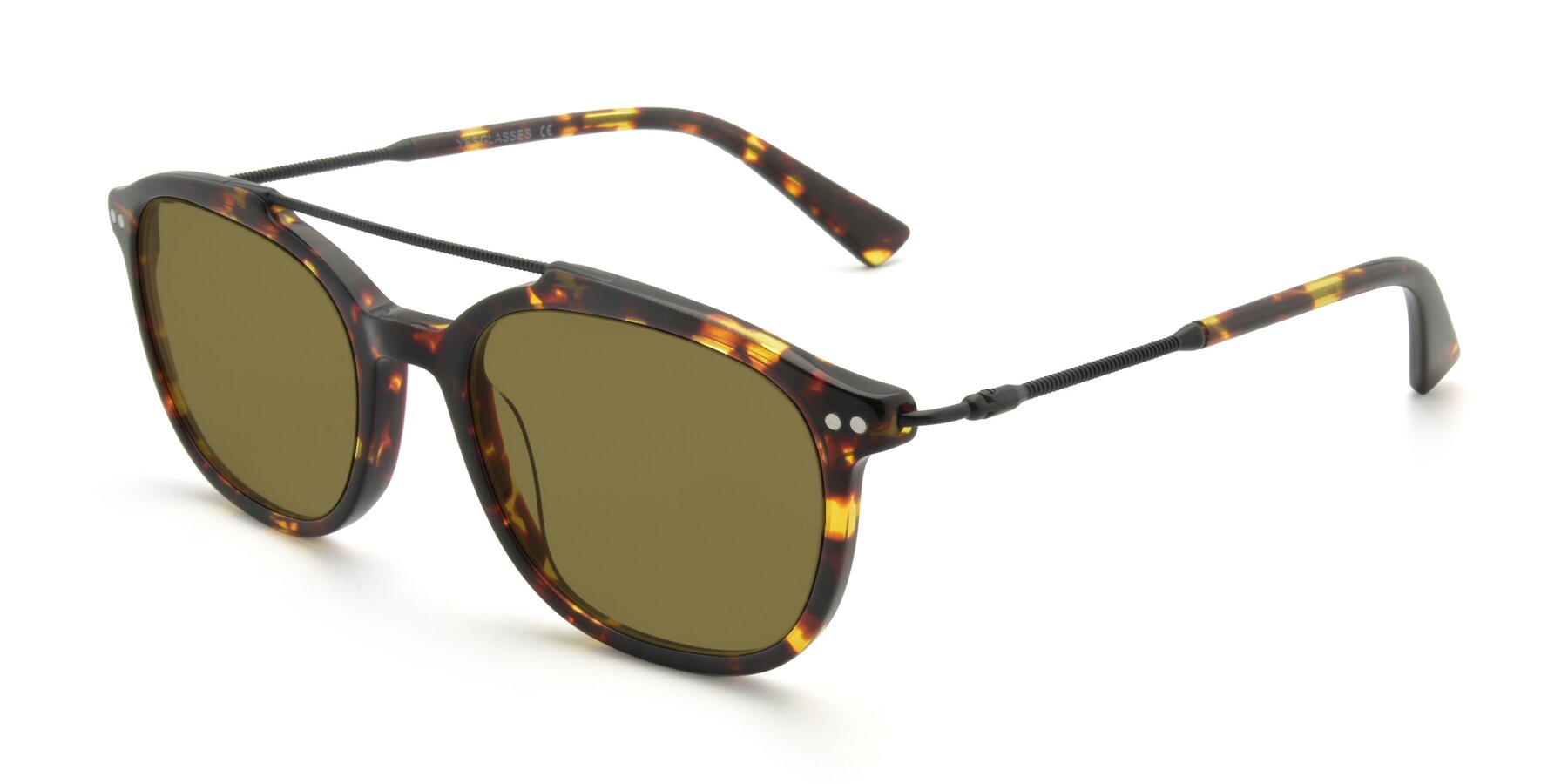 Angle of 17150 in Tortoise Brown with Brown Polarized Lenses