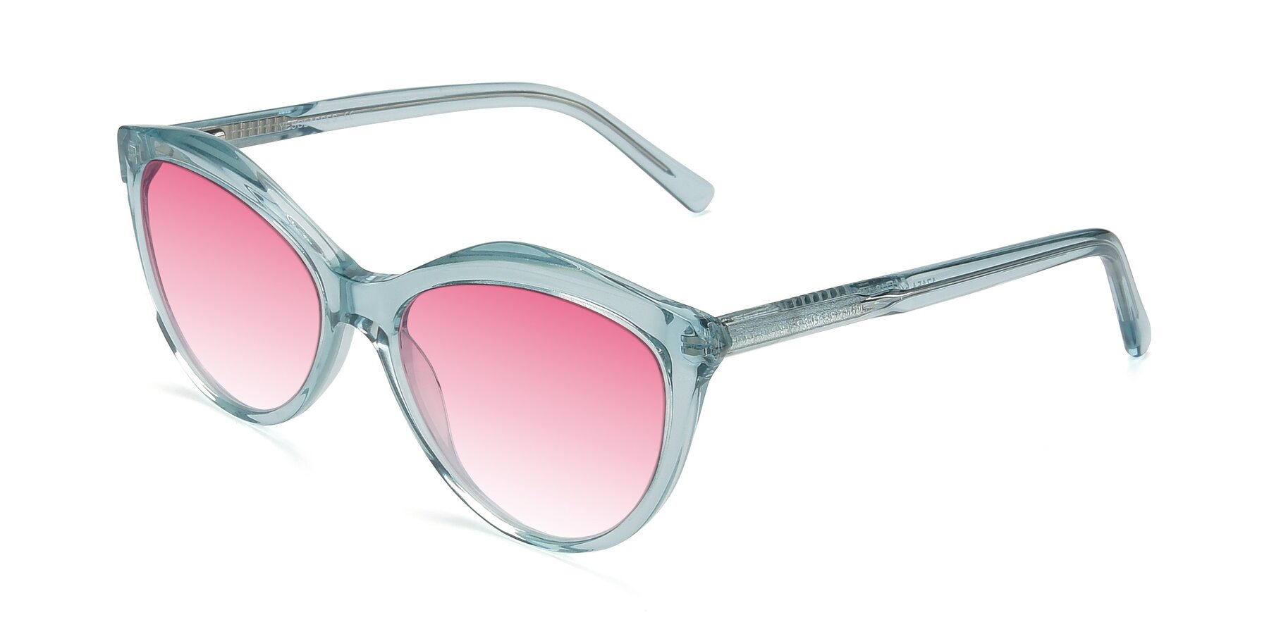 Angle of 17154 in Transparent Green with Pink Gradient Lenses