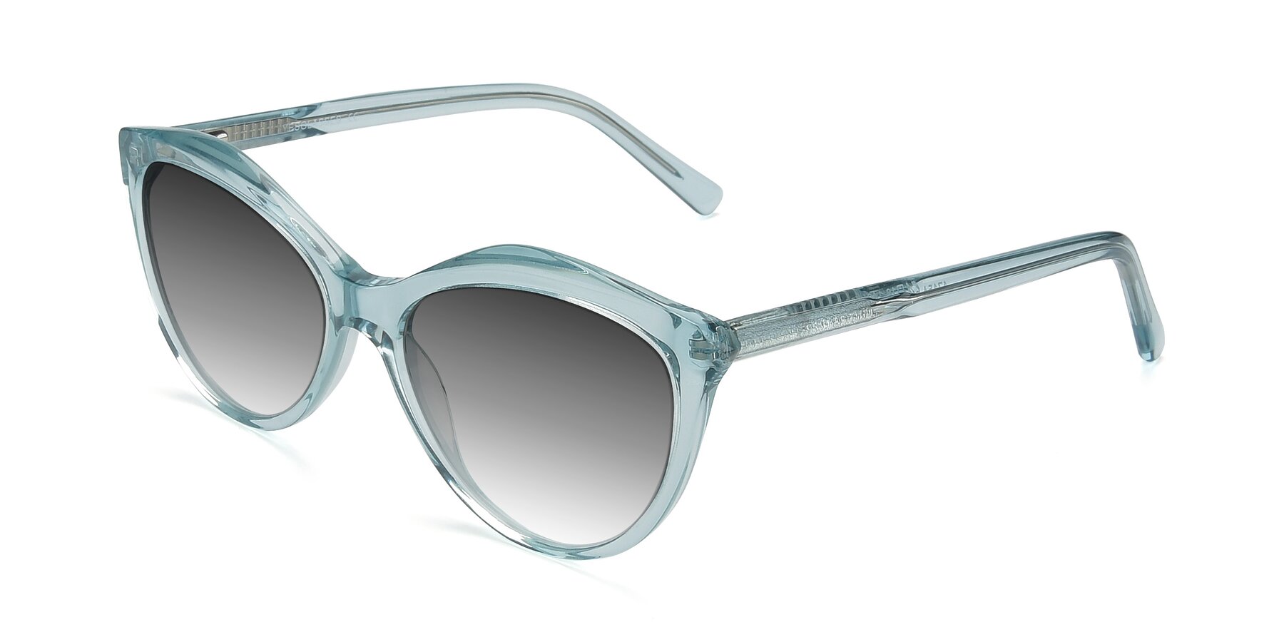 Angle of 17154 in Transparent Green with Gray Gradient Lenses