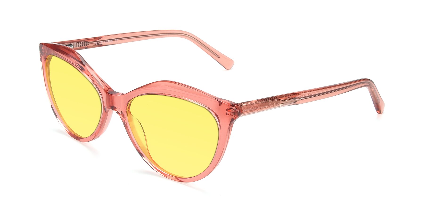 Angle of 17154 in Transparent Red with Medium Yellow Tinted Lenses