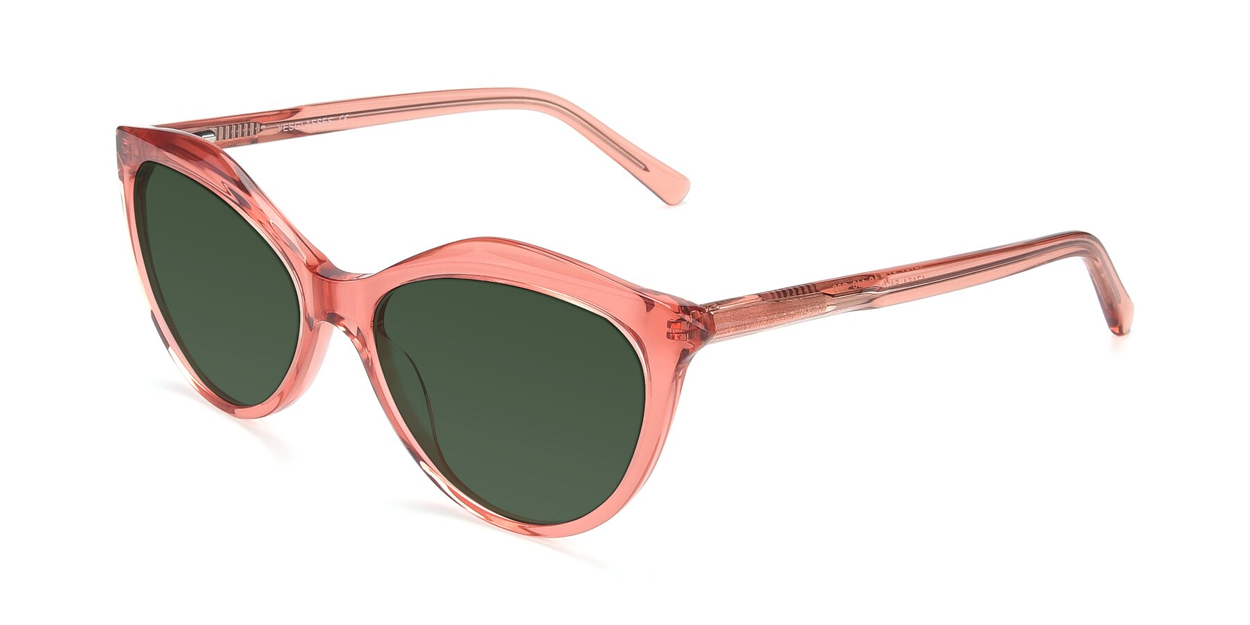 Angle of 17154 in Transparent Red with Green Tinted Lenses