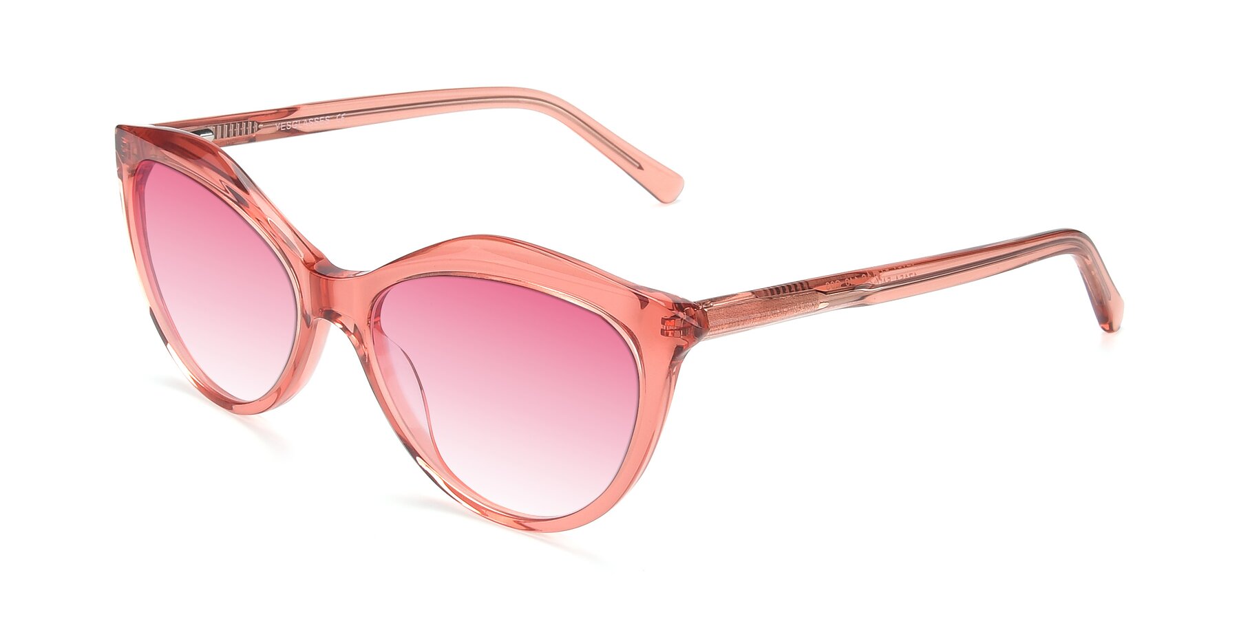 Angle of 17154 in Transparent Red with Pink Gradient Lenses