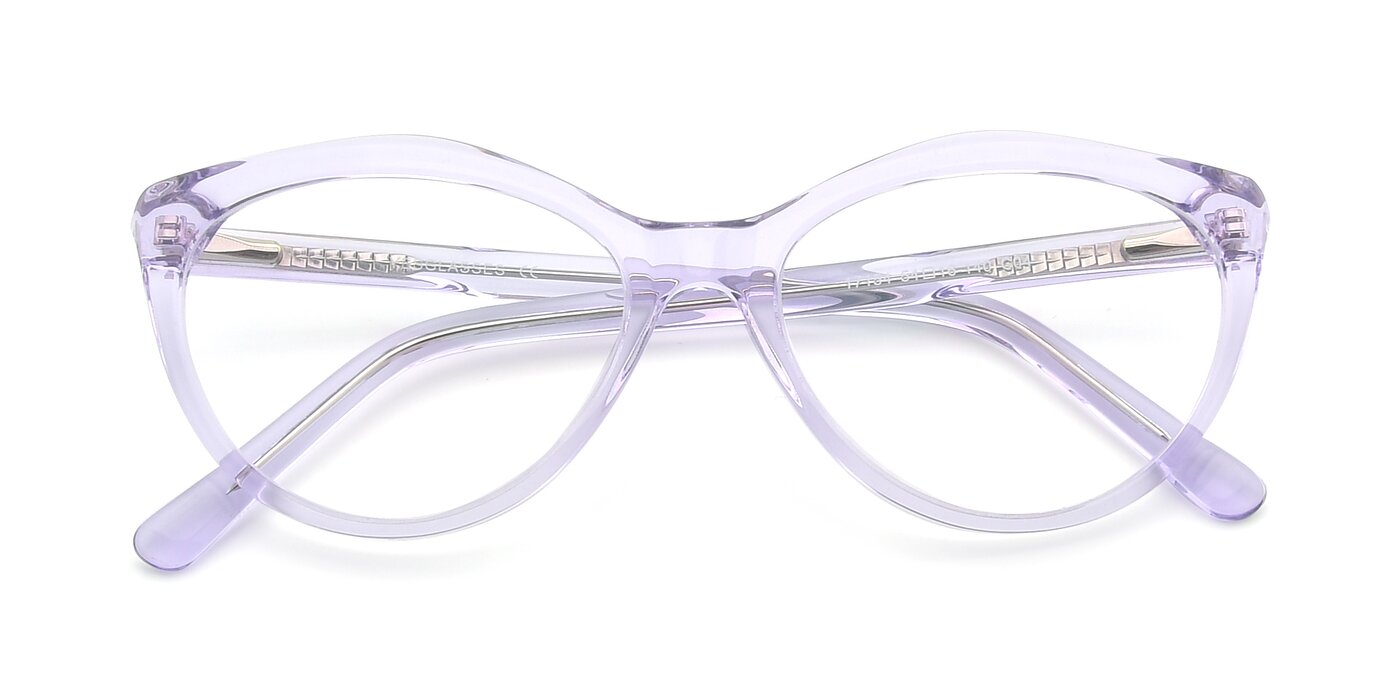 17154 - Transparent Lavender Reading Glasses