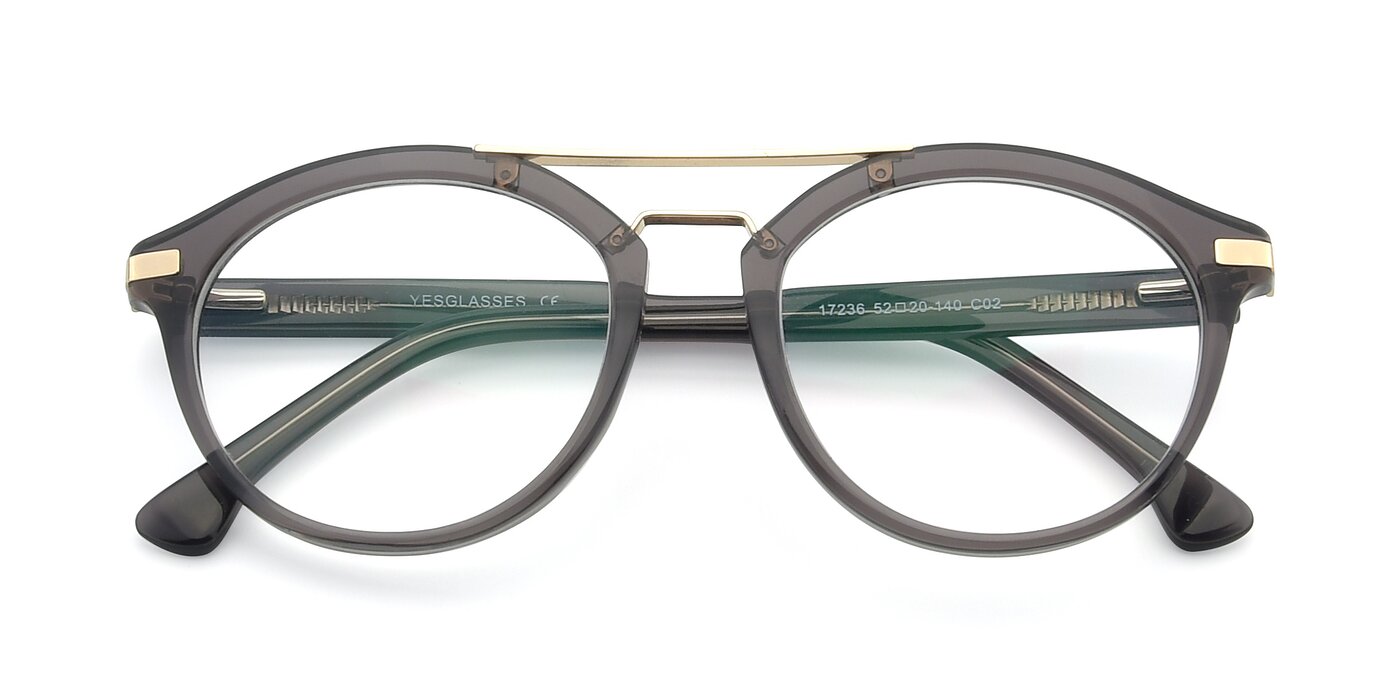 17236 - Gray / Gold Eyeglasses