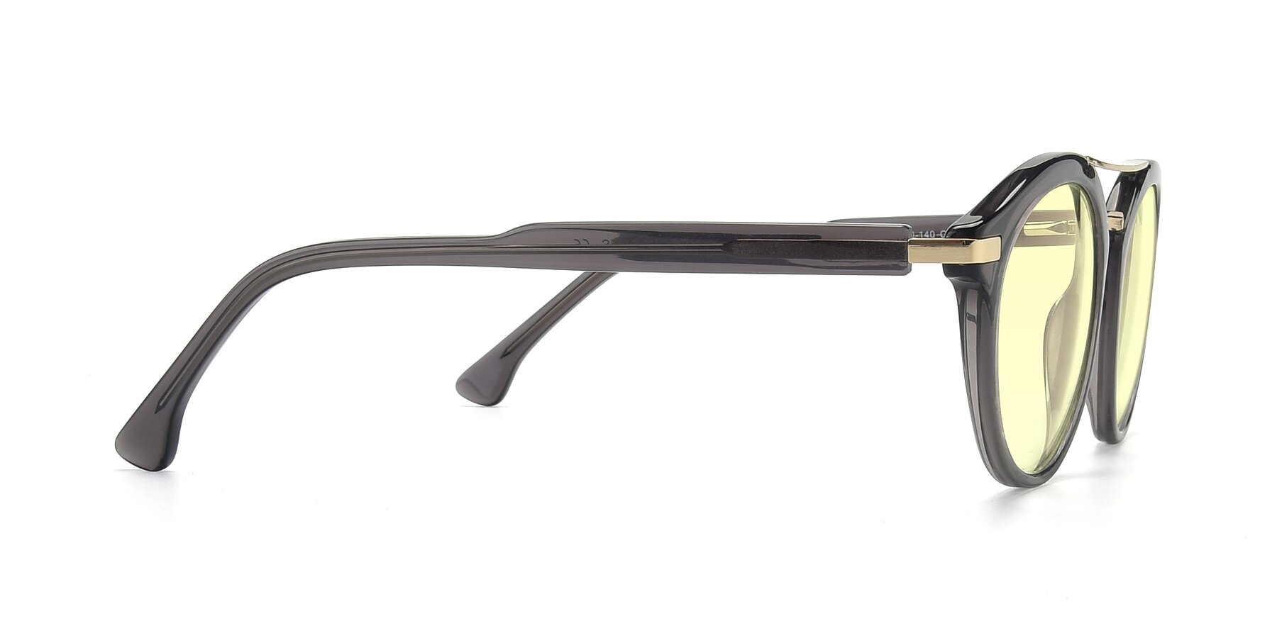 Side of 17236 in Gray-Gold with Light Yellow Tinted Lenses