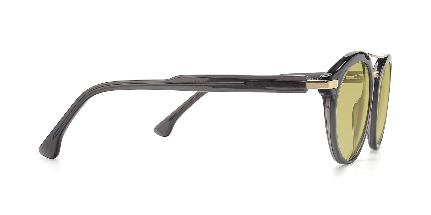 Side of 17236 in Gray-Gold with Medium Champagne Tinted Lenses