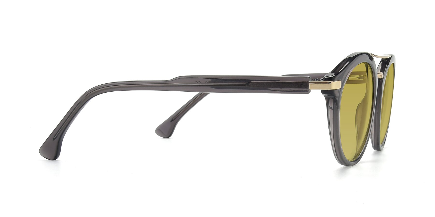 Side of 17236 in Gray-Gold with Champagne Tinted Lenses