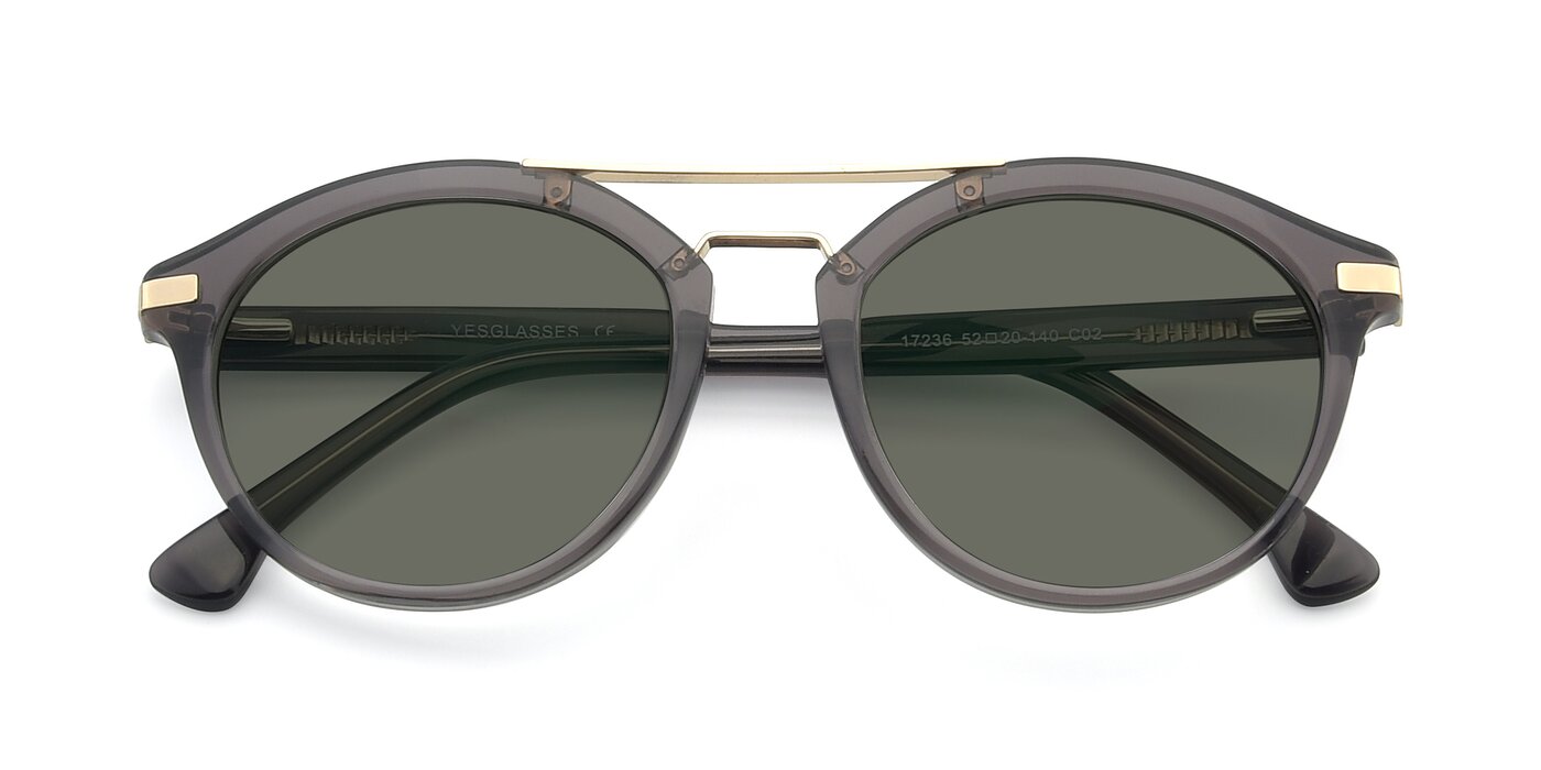 17236 - Gray / Gold Polarized Sunglasses