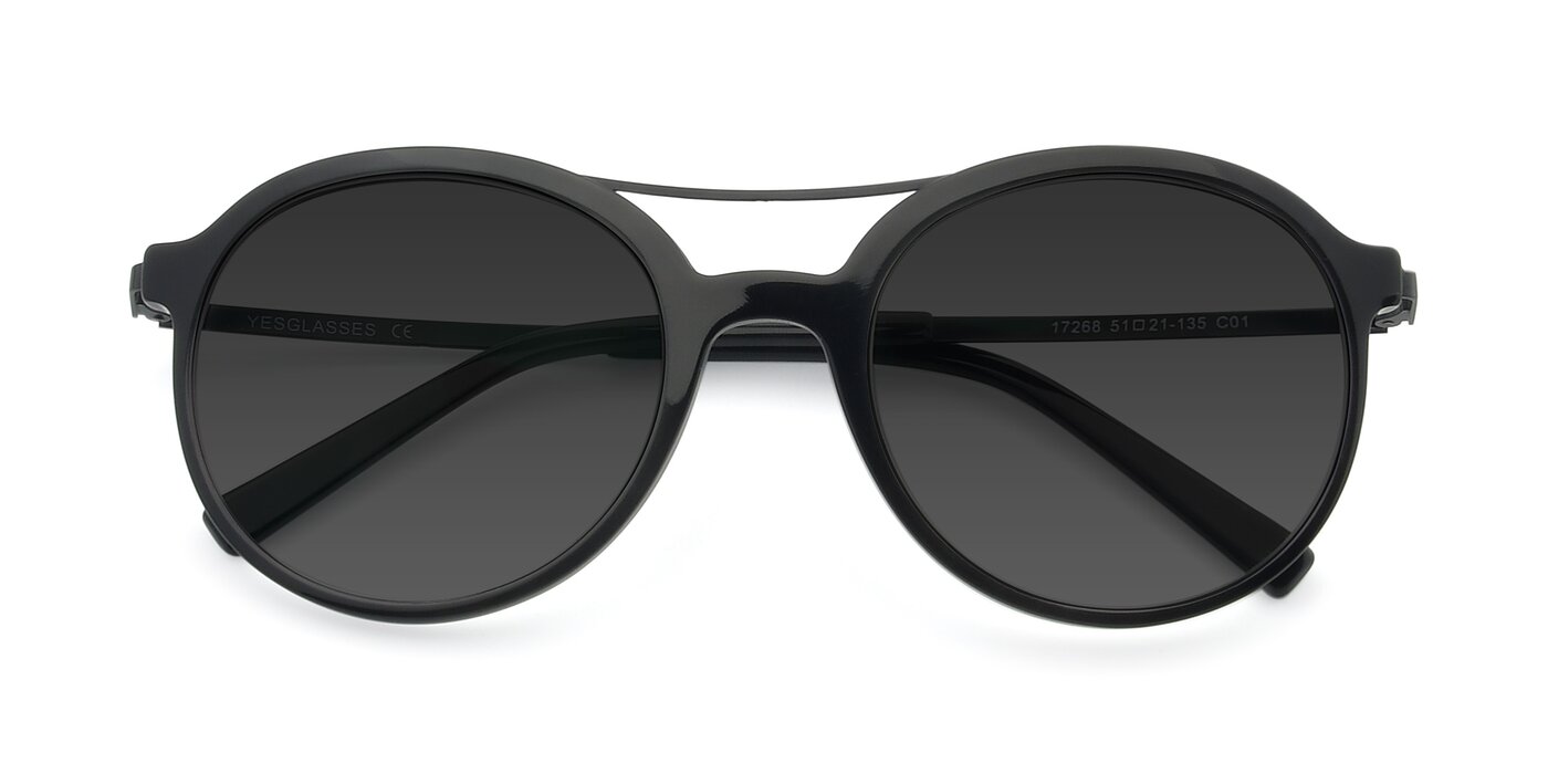 17268 - Black Tinted Sunglasses