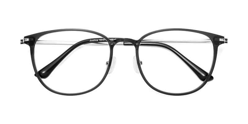 Justice - Translucent Gray Eyeglasses