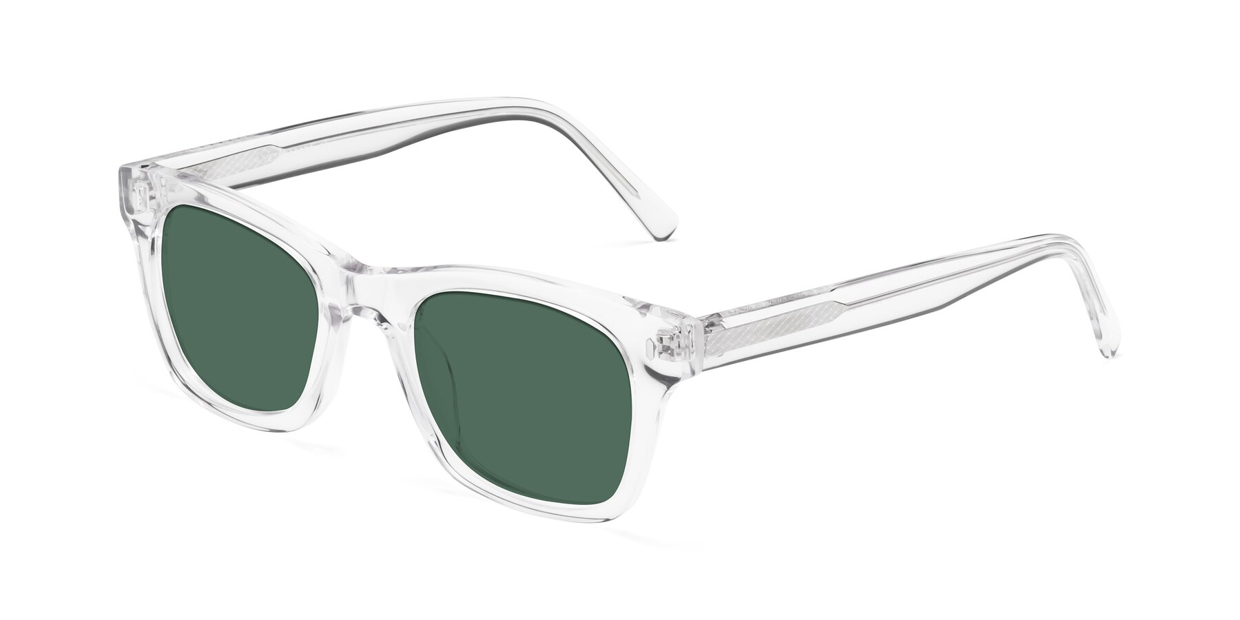 Angle of 17329 in Clear with Green Polarized Lenses
