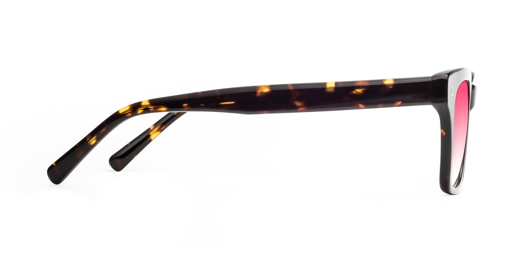 Side of 17329 in Tortoise Brown with Pink Gradient Lenses