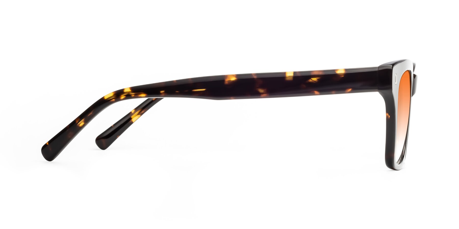 Side of 17329 in Tortoise Brown with Orange Gradient Lenses