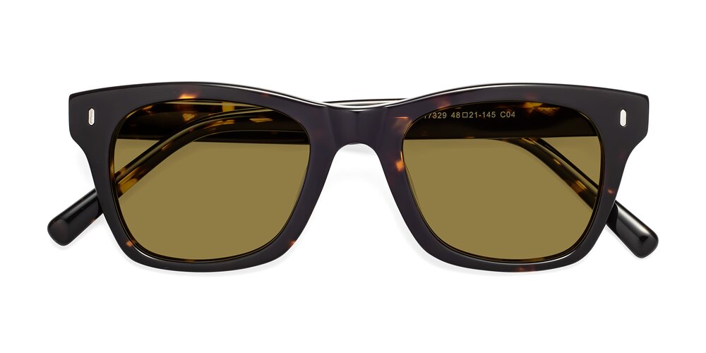 Adult Bendable &  Polarized Sunglasses - Tortoise main image 1