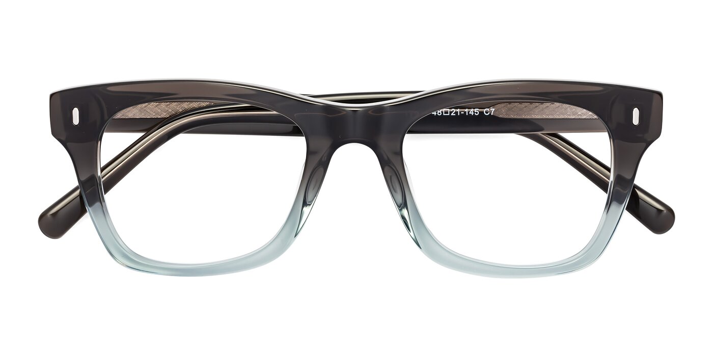17329 - Brown / Light Blue Eyeglasses