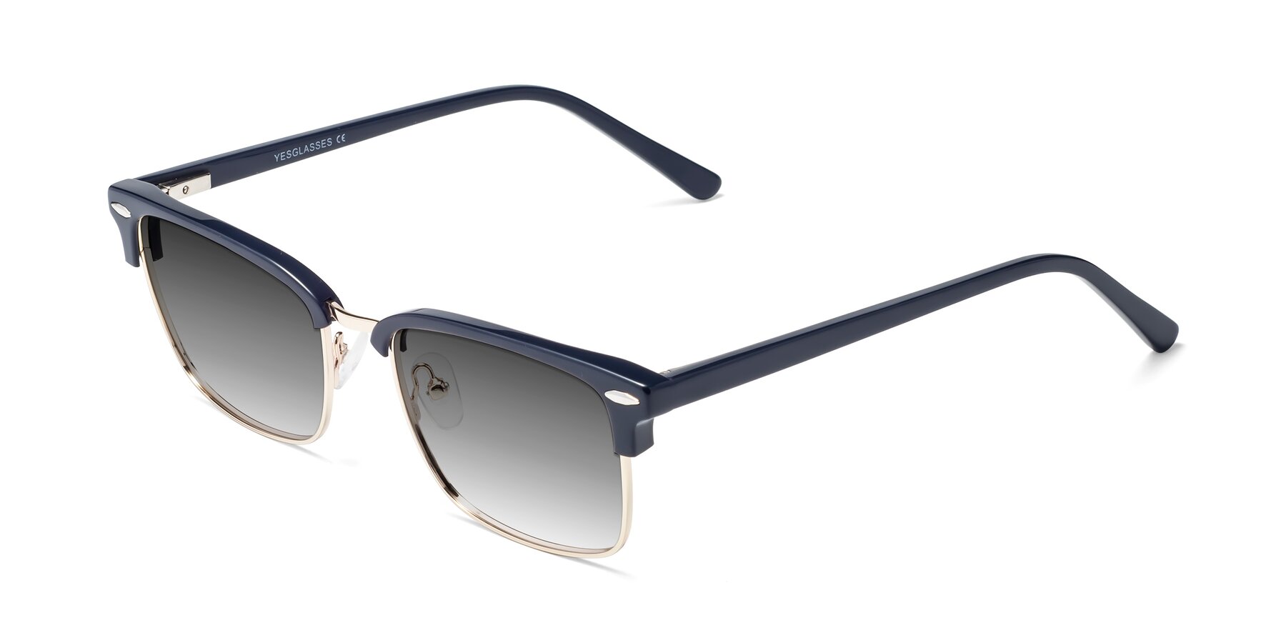 Angle of 17464 in Blue-Gold with Gray Gradient Lenses