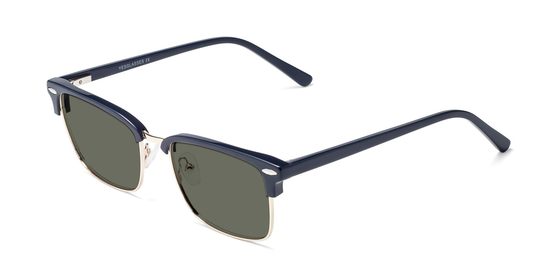 Angle of 17464 in Blue-Gold with Gray Polarized Lenses