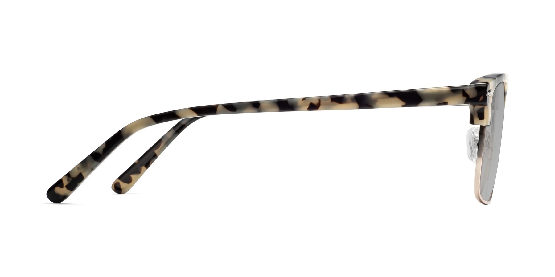 Side of 17464 in Tortoise-Gold with Light Gray Tinted Lenses