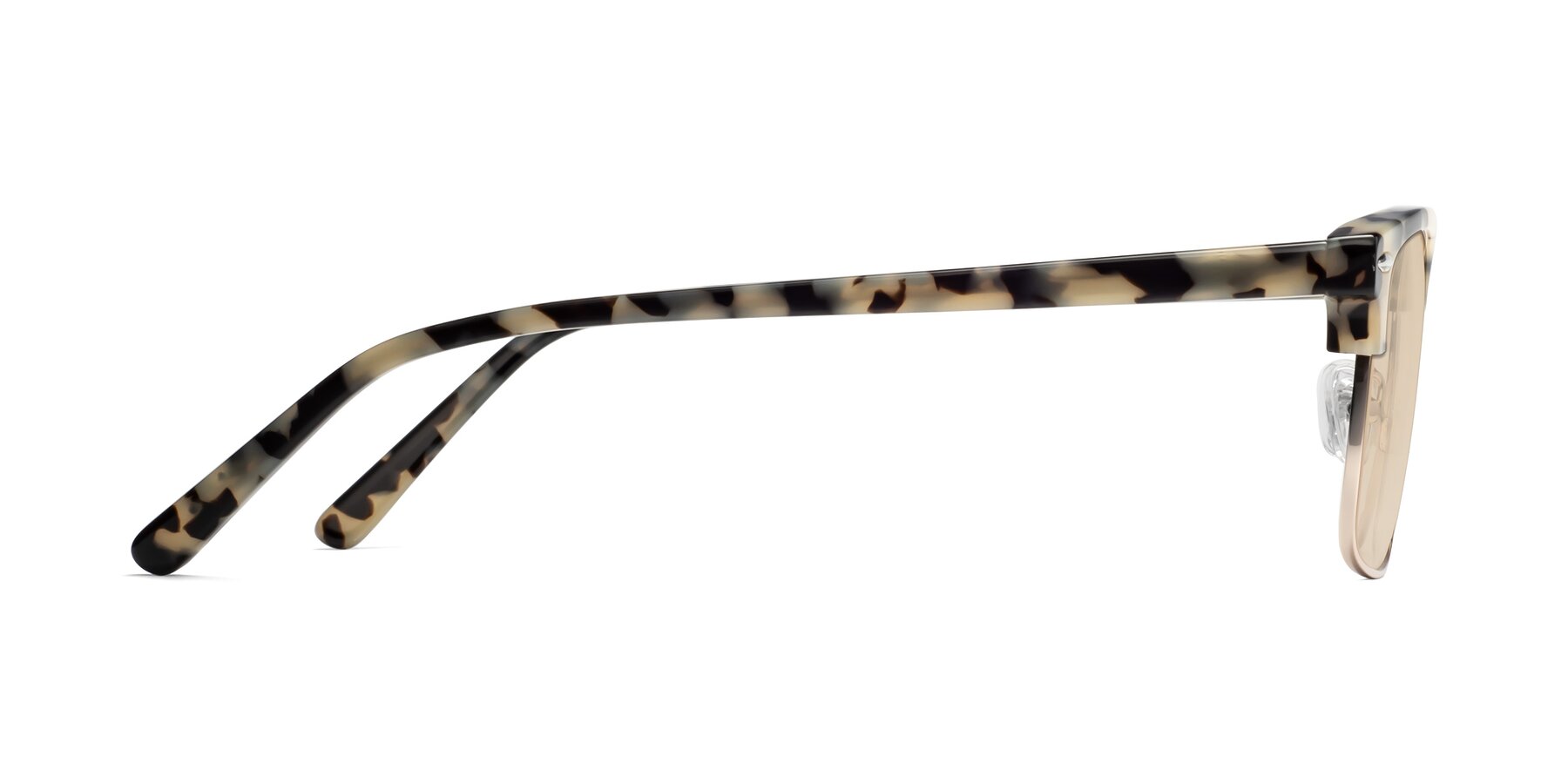 Side of 17464 in Tortoise-Gold with Light Brown Tinted Lenses