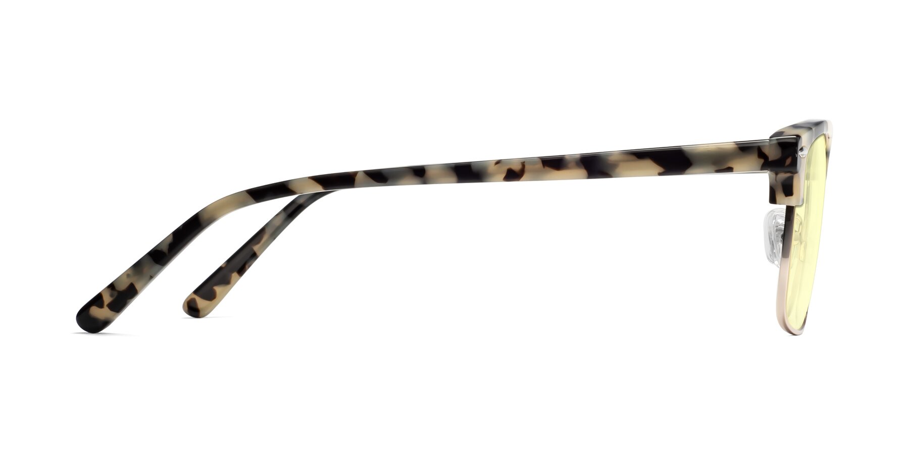 Side of 17464 in Tortoise-Gold with Light Yellow Tinted Lenses