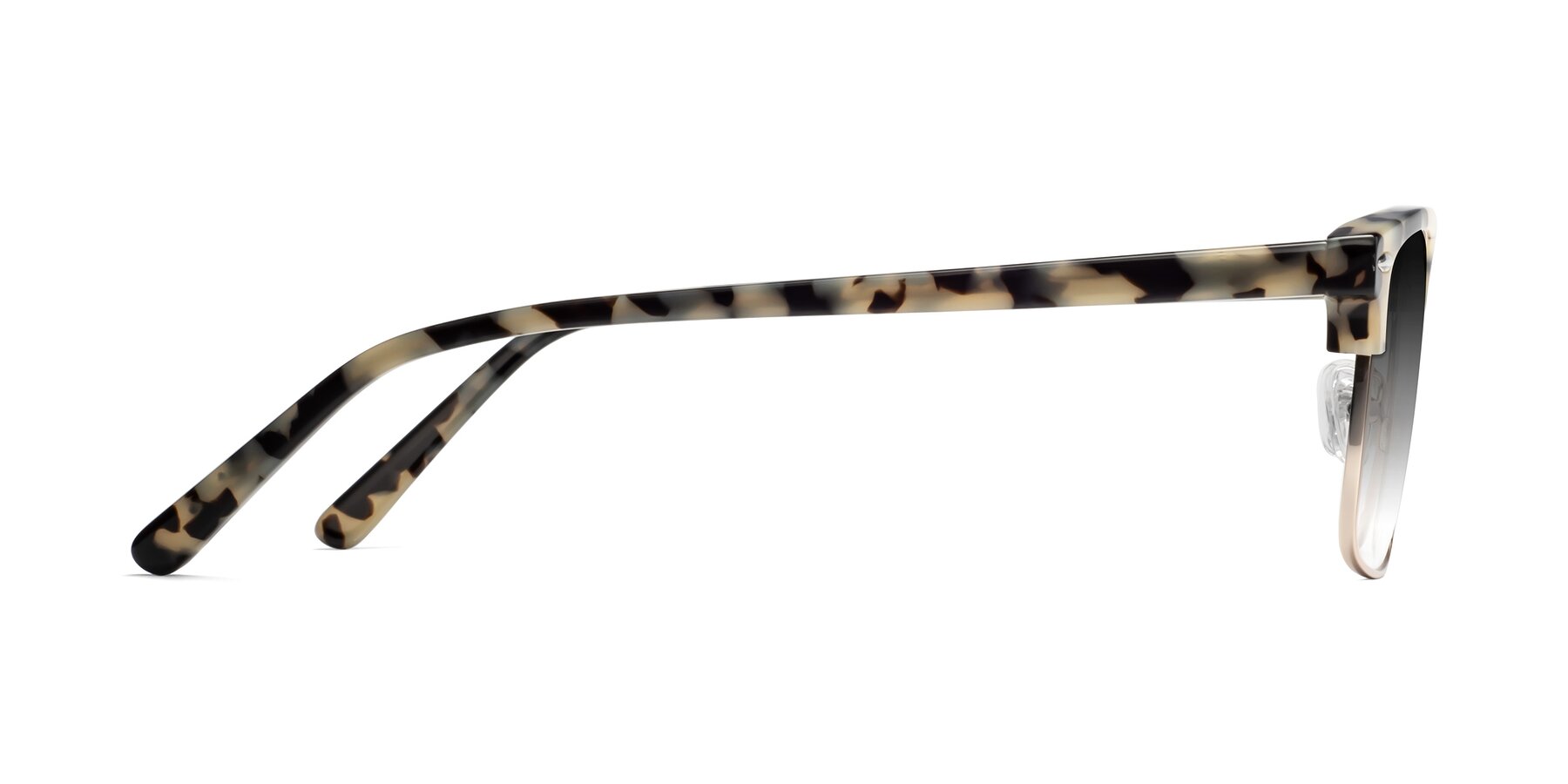 Side of 17464 in Tortoise-Gold with Gray Gradient Lenses