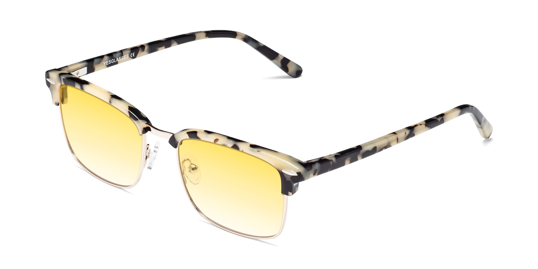 Angle of 17464 in Tortoise-Gold with Yellow Gradient Lenses