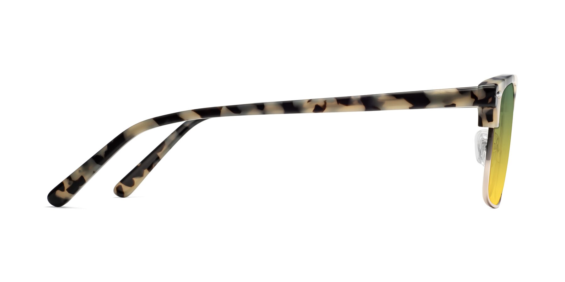 Side of 17464 in Tortoise-Gold with Green / Yellow Gradient Lenses