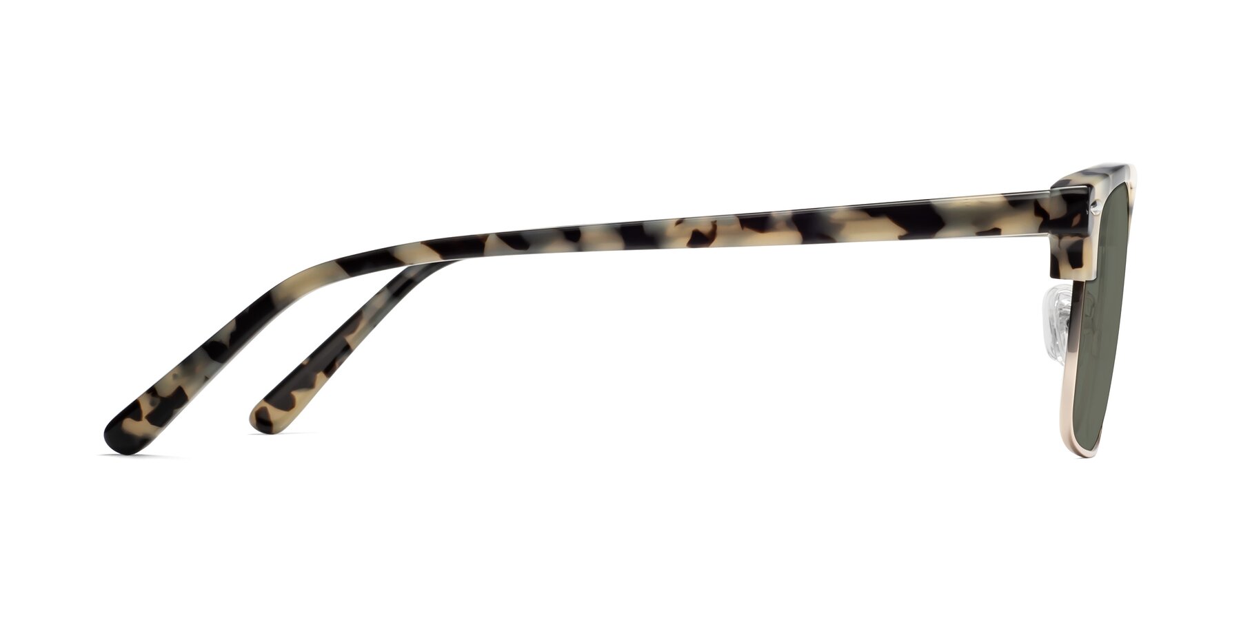 Side of 17464 in Tortoise-Gold with Gray Polarized Lenses