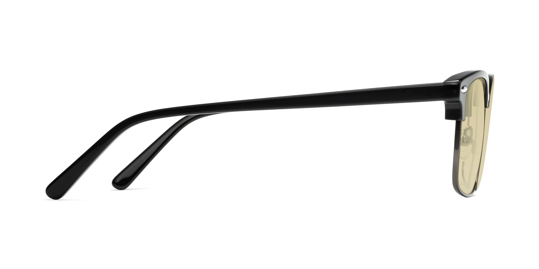 Side of 17464 in Black-Gunmetal with Light Champagne Tinted Lenses