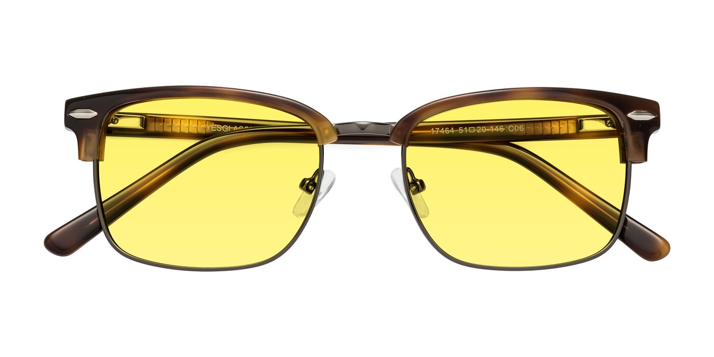 17464 - Tortoise/ Gunmetal Tinted Sunglasses